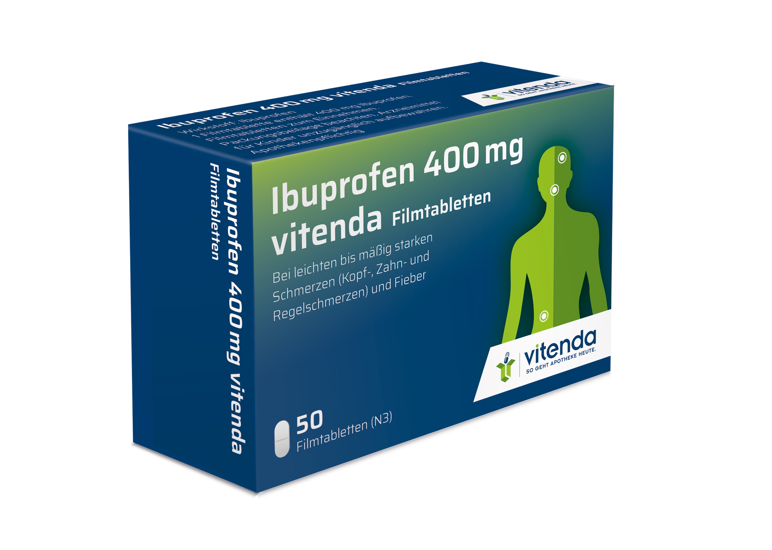 IBUPROFEN akut 400 mg Filmtabletten/Vitenda